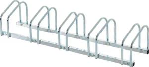 HOMCOM Fahrradhalter silber silber B/H/L: ca. 33x27x145 cm