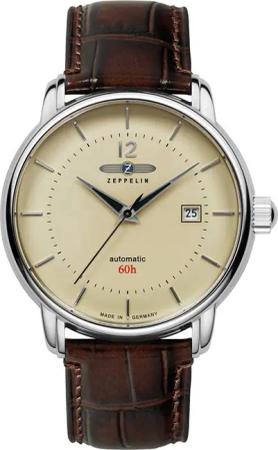 Zeppelin 8160-5 Bodensee Automatik Herrenuhr 41mm 5ATM