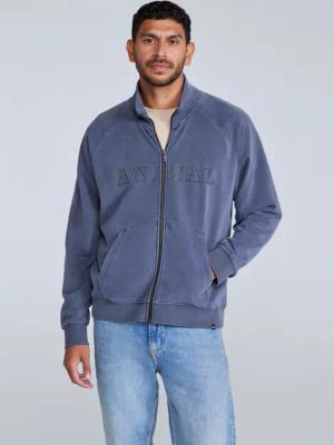 Liam Herren Sweatshirt mit Reißverschluss - Dark Blau