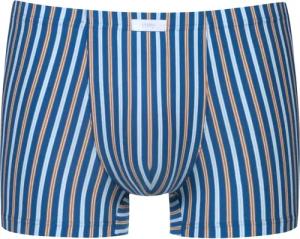 Mey Gestreifte Trunks aus Serie Bold Blue Stripes