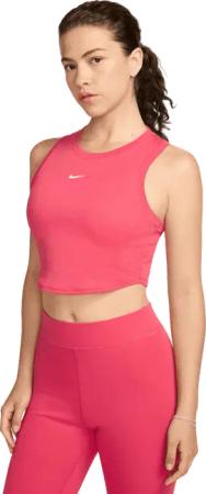 Nike Essential Rib Crop Tanktop Damen Rosa F629