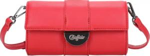 Buffalo Clutch "Curve Night", mit dekorativem Clip-Metallverschluss