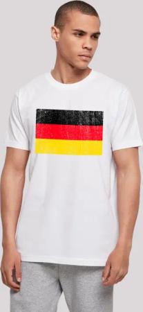 F4NT4STIC T-Shirt "Deutschland Flagge Germany distressed", Print