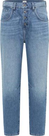 Mustang Damen Jeans Style Boyfriend Tapered mittelblau