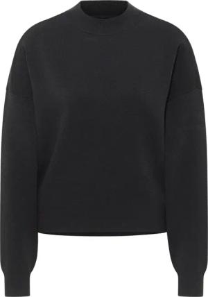 Mustang Damen Langarmpullover Strickpullover schwarz