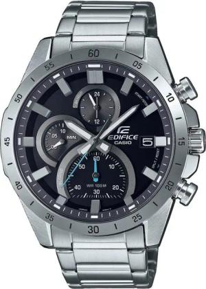 CASIO EDIFICE Chronograph EFR-571D-1AVUEF, Quarzuhr, Armbanduhr, Herrenuhr, Stoppfunktion, Edelstahlarmband