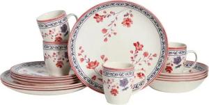 CreaTable Geschirr-Set 24017, Blumenmotive