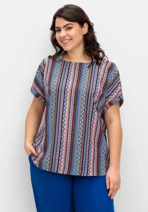 Sheego Tunika Große Größen mit Ethnoprint