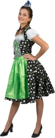 Funny Fashion Trachten-Kostüm Damen Dirndl Kleid Oktoberfest Tracht Wiesn Bayern Volksfest Outfit