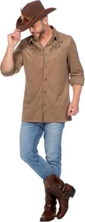 Wilbers Cowboy-Kostüm Herren Kostüm Cowboy Western Karneval Revolverheld Outfit Verkleidung