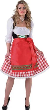 magicbyfreddy Trachten-Kostüm Tracht Dirndl Kleid Wiesn Oktoberfest Kostüm Bayern Outfit Damen