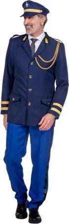 Wilbers Polizei-Kostüm Polizei Kostüm Cop Karneval Männer Verkleidung Polizeiuniform Outfit