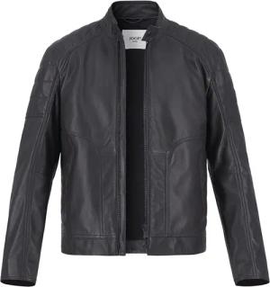 JOOP! Herren Lederjacke schwarz unifarben