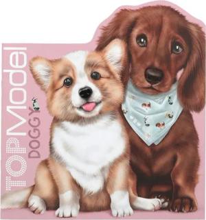 Depesche Malvorlage Top Model Doggy Hunde Malbuch Buch inkl. Sticker Ausmalbuch