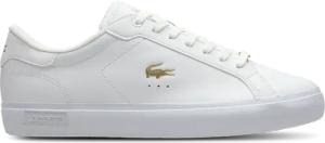 Lacoste Powercourt Herren Sneaker - Weiß - Größe 41 - Leder