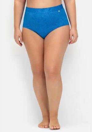 Sheego Bikini-Hose Große Größen mit Blumen-Struktur