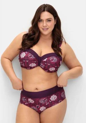 sheego by Joe Browns Bikini-Hose Große Größen mit Blumendruck und Shaping-Einsatz