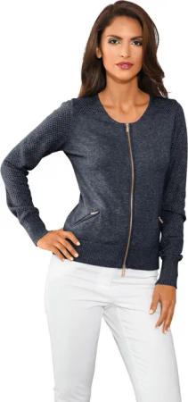 Feinstrickjacke