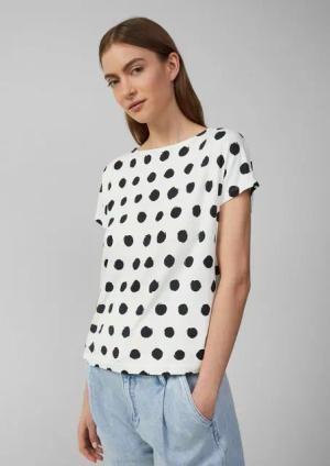 s.Oliver Shirttop Viskosemix-T-Shirt im Relaxed Fit