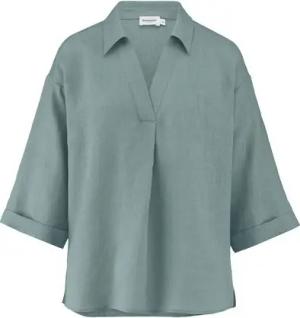 Hessnatur Klassische Bluse aus reinem Leinen (1-tlg)