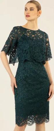 Apart Abendkleid aus Kleid und Bolerojäckchen