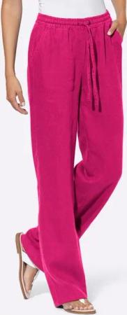 heine Jerseyhose Leinenhose Innenbeinlänge ca. 81 cm