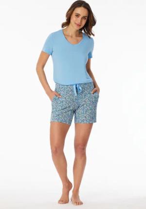 Hose kurz Modal mehrfarbig gemustert - Mix+Relax 34