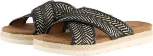 TOM TAILOR Damen Sandalen mit Flechtmuster, lila, Gemustert, Gr. 39