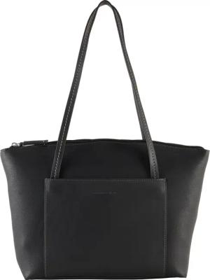 TOM TAILOR Damen TTAMARIS L Shopper, schwarz, Uni, Gr. ONESIZE