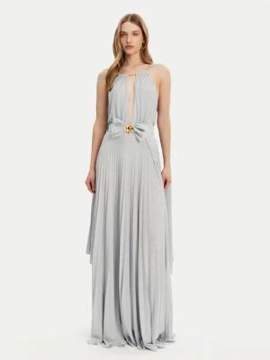 Elisabetta Franchi Abendkleid AB-R13-51E2-V860 Silberfarben Regular Fit