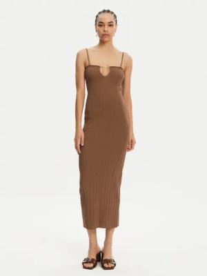 JACQUEMUS Strickkleid 24E241KN358-2355 Braun Regular Fit