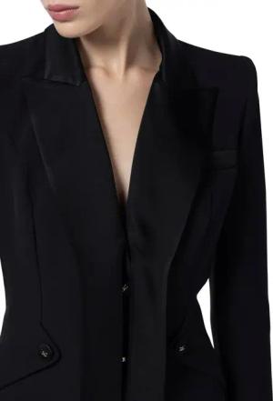 Elisabetta Franchi - Jackets Black - Größe 42 - schwarz