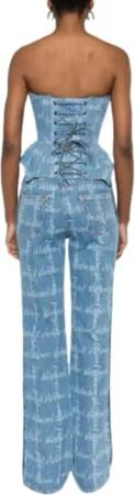 Vivienne Westwood - Denim Cobrax Corset - Größe 40 - blue