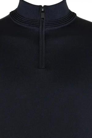 GENTI - Half Zip Cool Dry Donkerblauw - Größe XL - blue