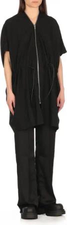 Rick Owens - Black Wool Coat - Größe ONE SIZE - schwarz