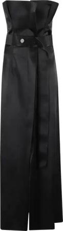 Philosophy Di Lorenzo Serafini - Bustier Dress In Structured Duchesse Fabric With R - Größe 42 - schwarz
