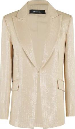 Federica Tosi - Raffia Sequins Blazer - Größe 44 - beige