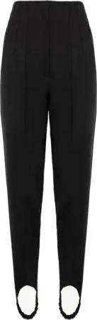 Giuseppe Di Morabito - Double Twisted Canvas High Waist Pants - Größe 42 - schwarz