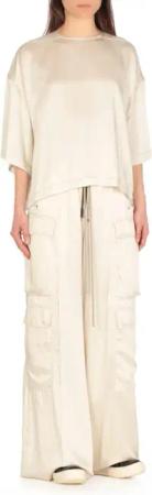 Rick Owens - White Cotton T-shirt - Größe 42 - weiß