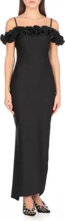 Coperni - Ruffle Dress - Größe M - schwarz