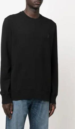 Golden Goose - Black Crewneck Sweatshirt - Größe XL - schwarz