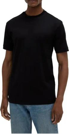 VALENZA - Valenza Interlock Supima T-shirts Zwart 1001 - Größe L - schwarz