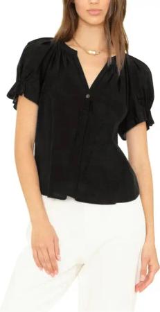 XIRENA - Xirena Astryde Tops Zwart X5ctp025 - Größe M - schwarz