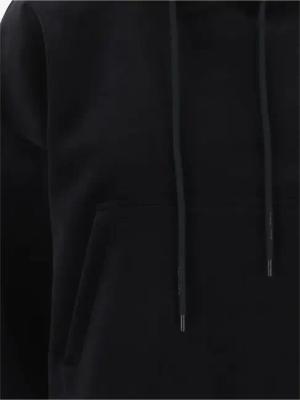 Golden Goose - Cropped Black Hoodie With Drawstring - Größe XS - schwarz
