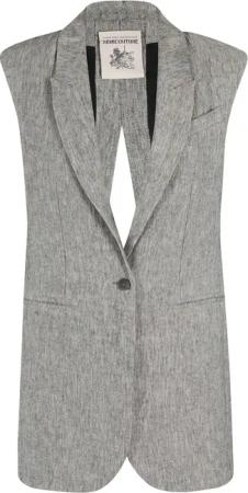 Semi Couture - Ippolita Tailored Semi Couture Gilet - Größe 42 - grau