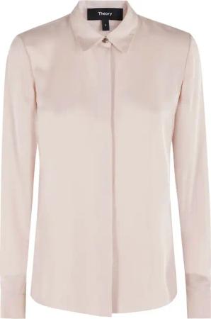 Theory - Classic Fitted Shirt - Größe L - pink