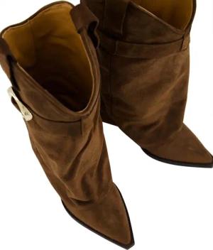 Toral Stiefeletten - Dames Folk Laars Bruin - Gr. 40 (EU) - in Braun - für Damen