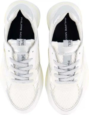 Philippe Model Low-Top Sneaker - Dames Odeon Sneaker Wit/Zilver - Gr. 37 (EU) - in Weiß - für Damen