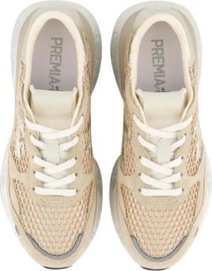 Premiata Low-Top Sneaker - Dames Lauryn Sneaker Beige - Gr. 39 (EU) - in Beige - für Damen