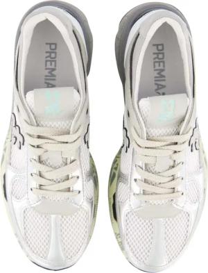 Premiata Low-Top Sneaker - Sneakers Silver - Gr. 40 (EU) - in Weiß - für Damen